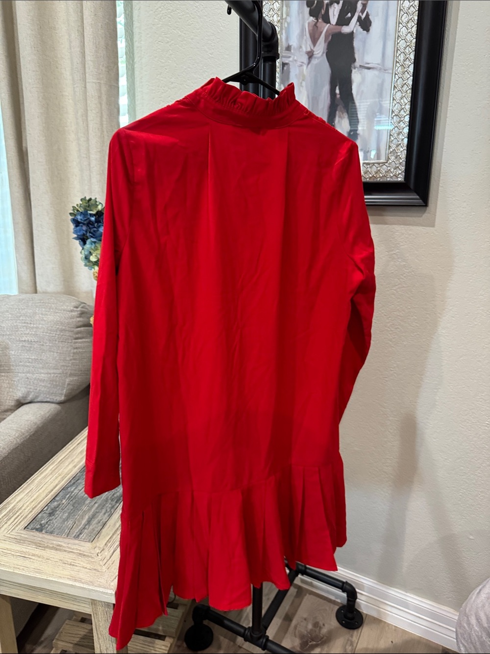Tuckernuck Red Ruffle-Neck Dress - Picture 3 of 3